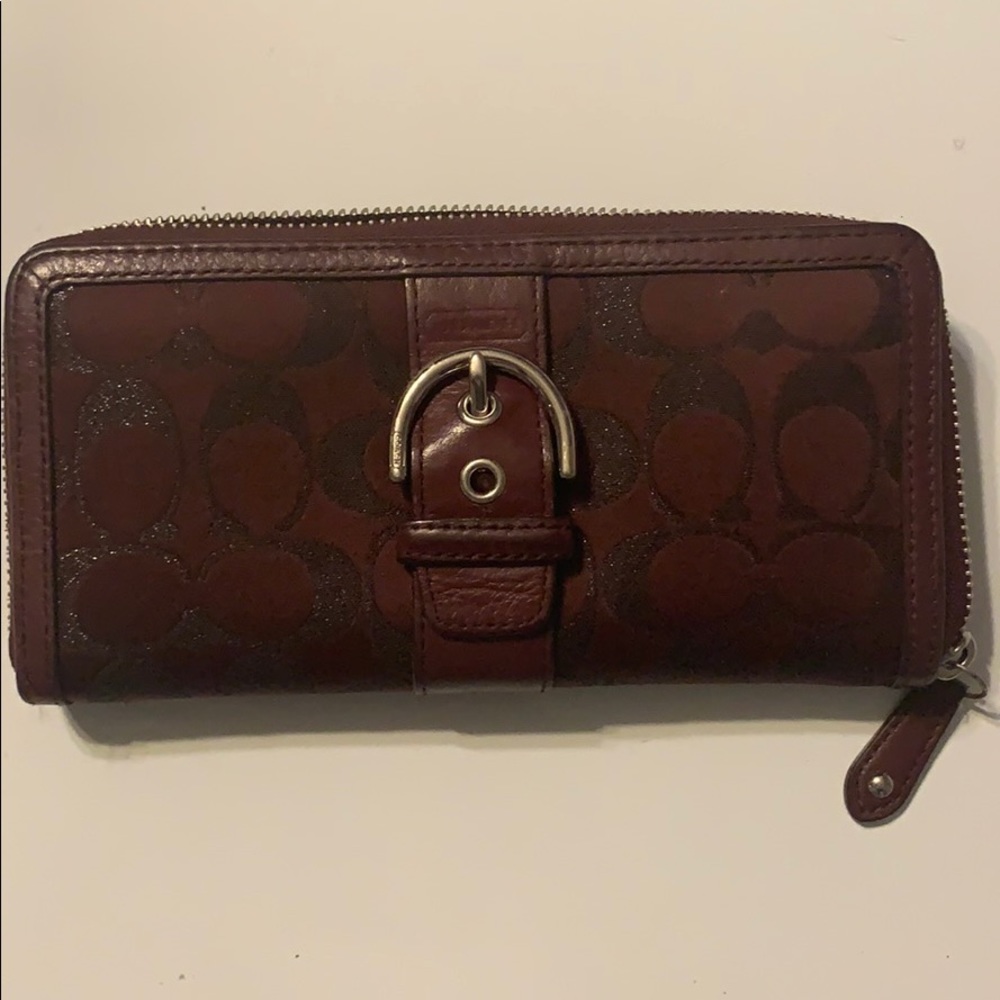 Burgundy Coach wallet